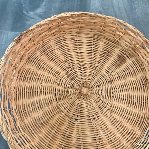 Wicker Paper Plate Holder or Wall Art - set of 10 - Picture 8 of 9